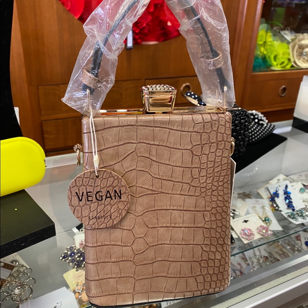 Vegan long clutch bag